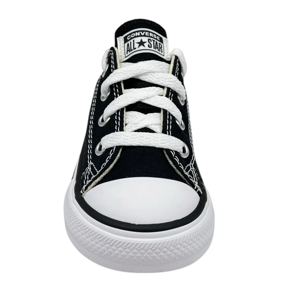 Converse Chuck Taylor All Star Toddler Boys Canvas Ox Classic Shoe 7 Black White